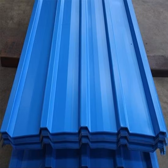 Gi Gl Ms Al Iron CS PPGI Wellblech, verzinktes Aluminium, verzinkter Stahl, buntes Dachspulenblech für Metalldachkonstruktionen/Baumaterial
